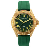 San Martin Diver Bronze Automatic Rotating Bezel Men's Mechanical Watch 200m Water Resistance Band Luminous Dial