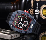 Richard Automatic Watch RM Limitde Edition Mens Watches Top Brand Mille Luxury Quartz Wristwatch Silicone Strap Tonneau shape